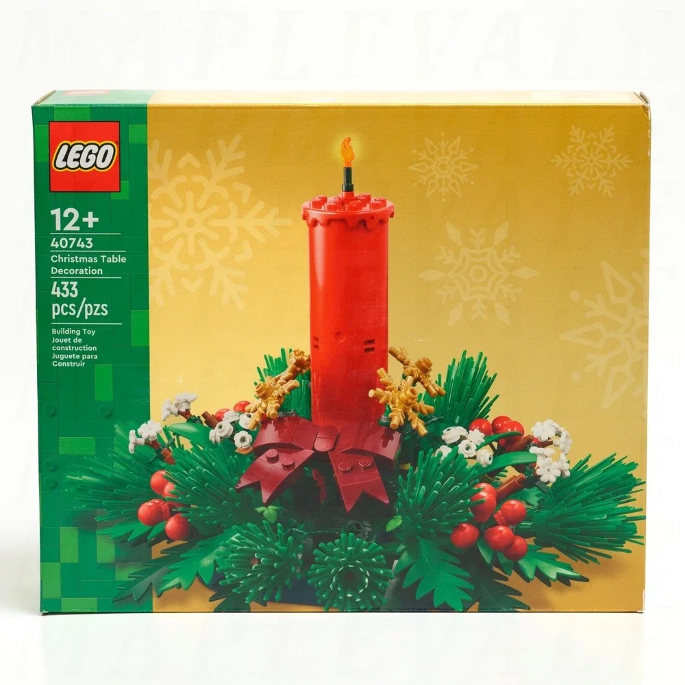 Lego 40743 Christmas Candle Holly Table Decoration Gift 433 pieces - NEW IN BOX